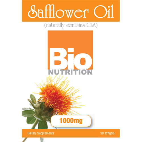 Safflower Oil 1000 mg, 90 Softgels, Bio Nutrition Inc.