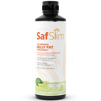 SafSlim Belly Fat Transformation, Key Lime Cream Fusion, 16 oz, Re-Body (ReBody)