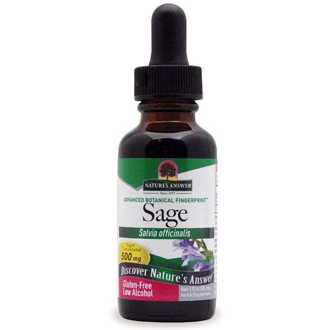 Sage Leaf Extract Liquid 1 oz from Natures Answer