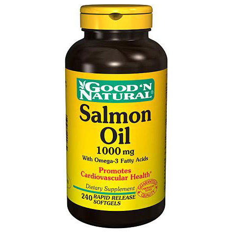 Good 'N Natural Salmon Oil 1000 mg, 240 Softgels, Good 'N Natural