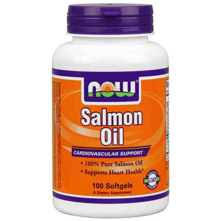 NOW Foods Salmon Oil 1000mg 100 Gels, NOW Foods