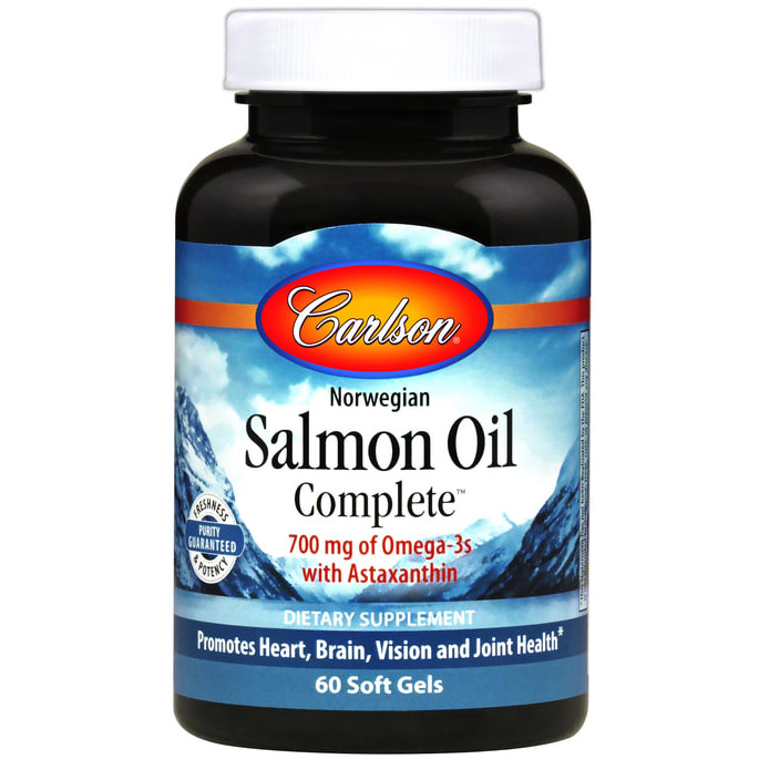 Salmon Oil Complete, 120 Softgels, Carlson Labs