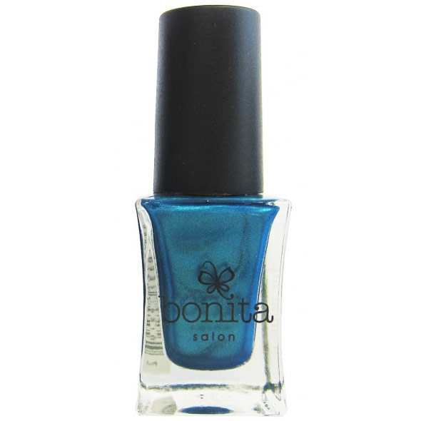 Bonita Salon Nail Polish - Mermaid Blue, 0.5 oz (15 ml), Bonita Cosmetics