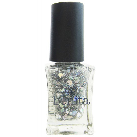 Bonita Salon Nail Polish - Silver Heart, 0.5 oz (15 ml), Bonita Cosmetics