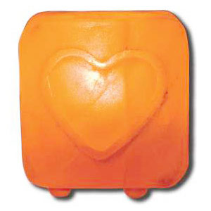 Ancient Secrets Salt Tea Light Holder-Heart, 1 Unit, Ancient Secrets