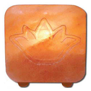 Salt Tea Light Holder-Lotus, 1 Unit, Ancient Secrets