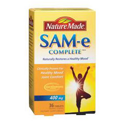 SAM-e Complete 400 mg, 36 Tablets, Nature Made