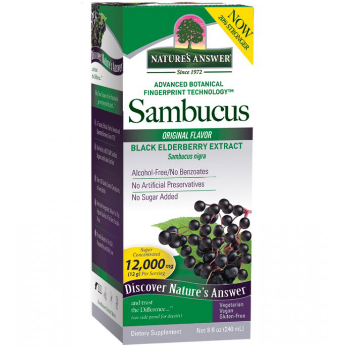 VitaSprings: 20% Off Sambucus, Black Elder Berry Liquid, 8 Oz.