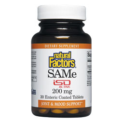 SAMe 200mg 30 Tablets, Natural Factors