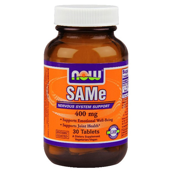SAMe 400 mg Enteric Coated 30 Tablets, NOW Foods
