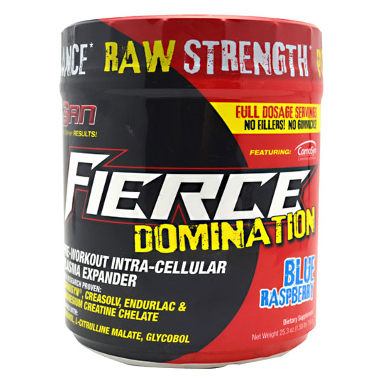 SAN Nutrition Fierce Domination, Pre-Workout Intra-Cellular, 40 Servings