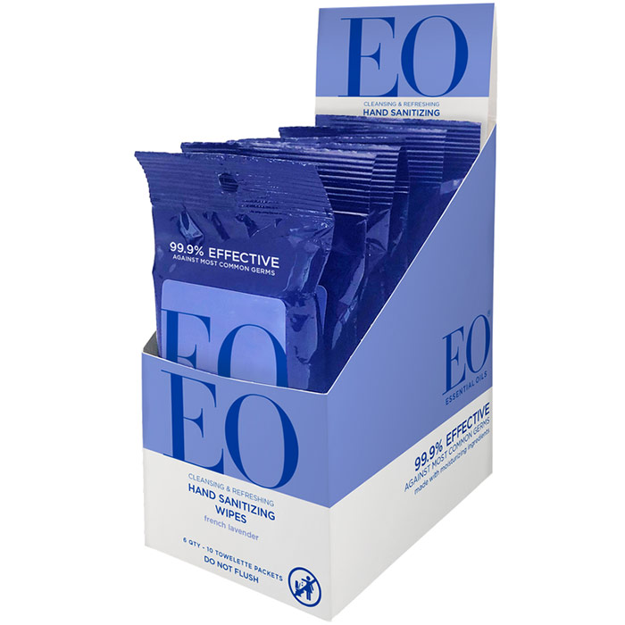 EO Products Hand Cleansing Wipes - Lavender, 210 Wipes/Canister