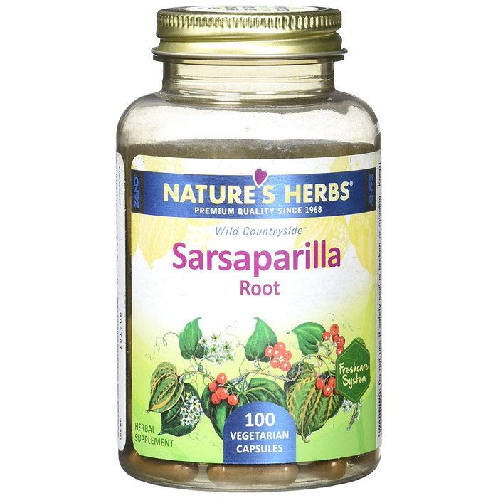 Sarsaparilla Root, 100 Vegetarian Capsules, Natures Herbs