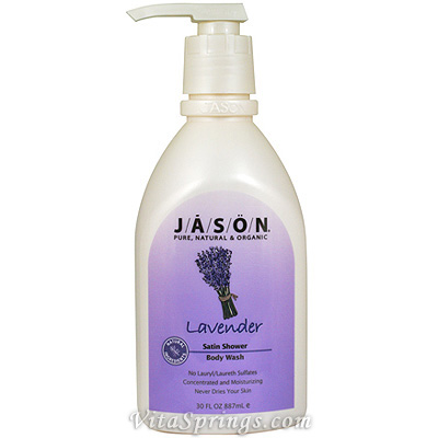 Satin Shower Body Wash Lavender 30 oz, Jason Natural