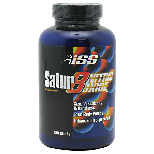 ISS Research ISS Satur8 Nitric Oxide, 180 Tablets