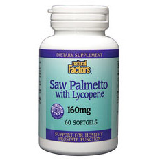 Saw Palmetto 160mg 60 Softgels, Natural Factors
