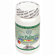 All Nature Saw Palmetto 500 mg, 100 Capsules, All Nature