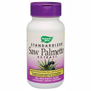 Saw Palmetto Extract Standardized 60 softgels from Natures Way
