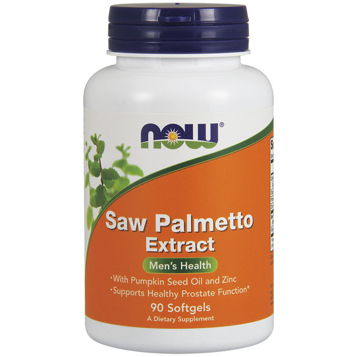 NOW Foods Saw Palmetto Extract 80mg 90 Gels, NOW Foods