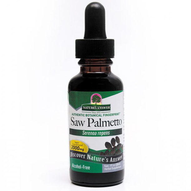 Saw Palmetto Alcohol Free Extract Liquid 1 oz from Natures Answer