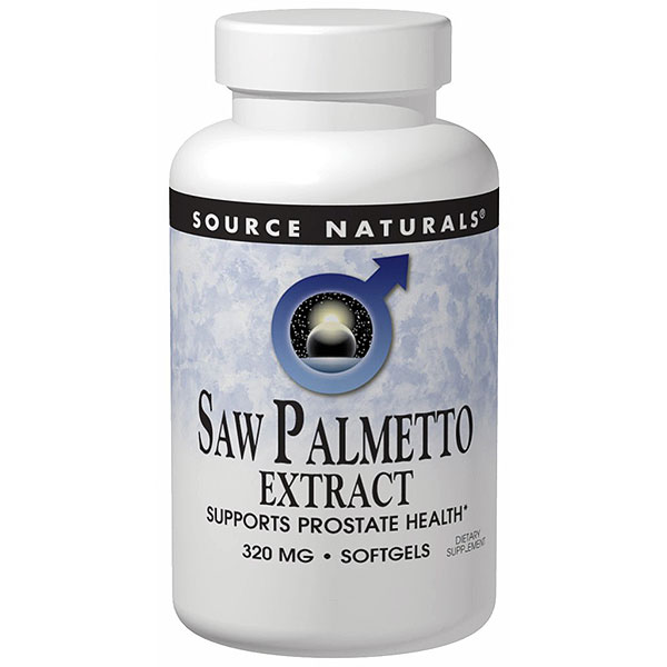Saw Palmetto Extract 320mg 120 softgels from Source Naturals