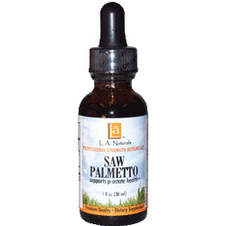 Saw Palmetto Organic, 1 oz, L.A. Naturals