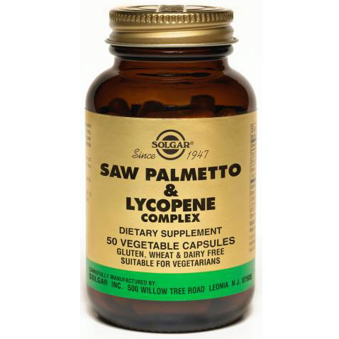 Saw Palmetto & Lycopene Complex, 50 Vegetable Capsules, Solgar