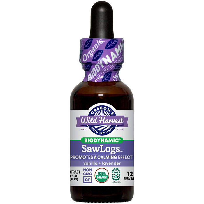 SawLogs, Biodynamic Herbal Tonic, Sleep Aid, 2 oz, Oregons Wild Harvest