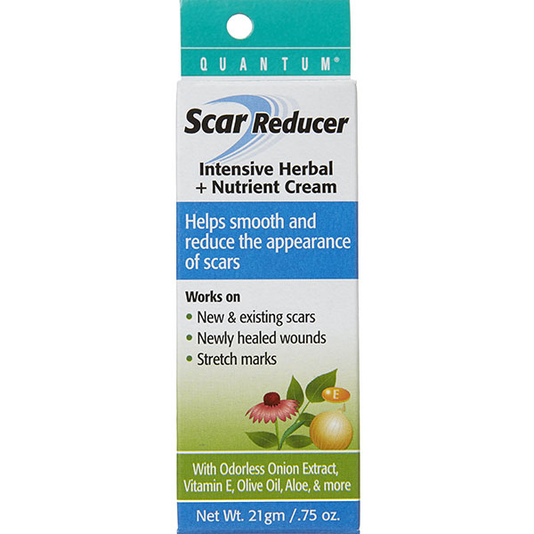 Scar Reducing Herbal Cream, Scar Reducer, 21 g, Quantum Health