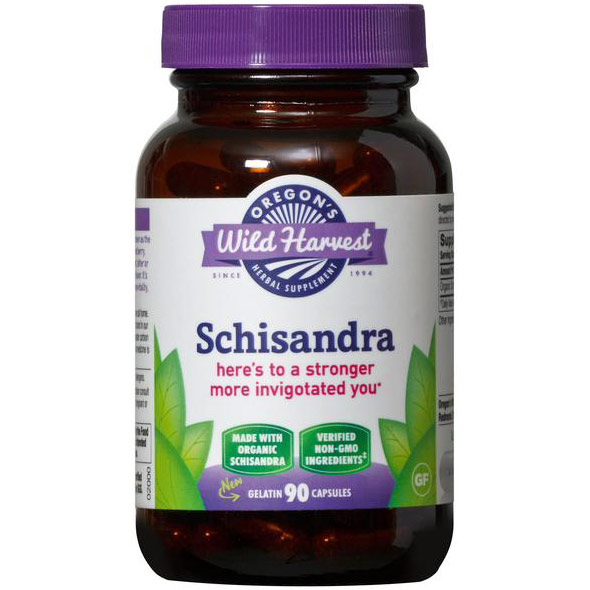 Schisandra, Organic, 90 Capsules, Oregons Wild Harvest