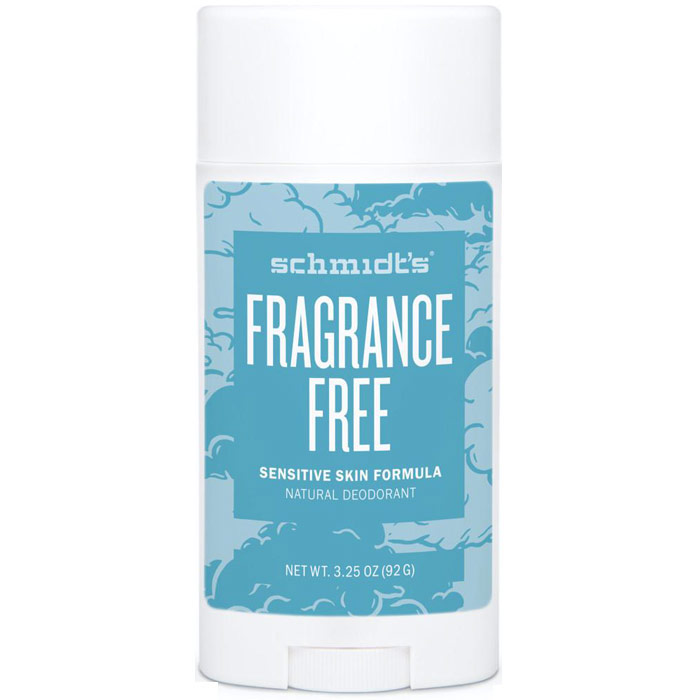 Schmidts Sensitive Skin Natural Deodorant Stick, Fragrance-Free, 3.25 oz