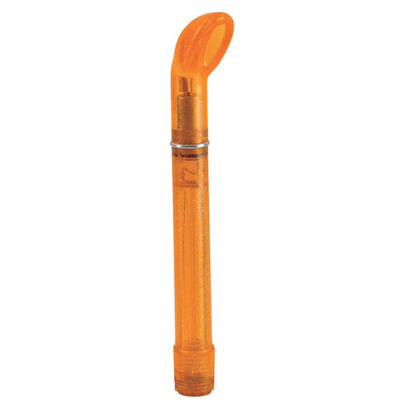 Scoop Lover Waterproof Vibrator - Orange, California Exotic Novelties