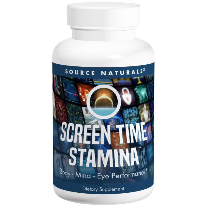 Screen Time Stamina, Value Size, 120 Tablets, Source Naturals