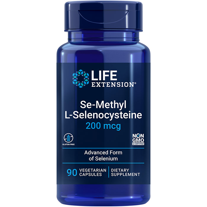 Se-Methylselenocysteine 200 mcg, 100 Capsules, Life Extension