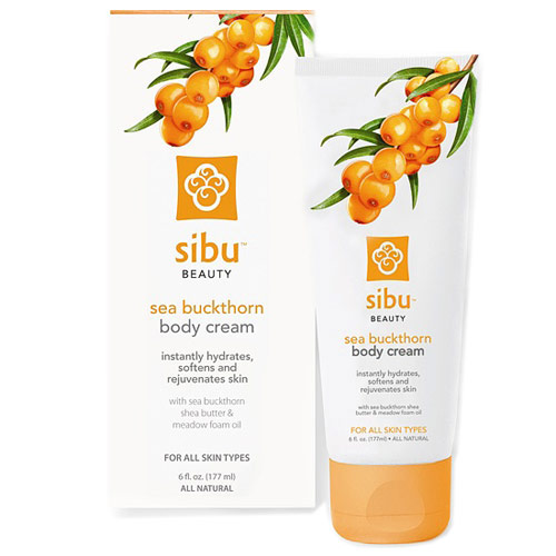 Sea Buckthorn Body Cream, 6 oz, Sibu Beauty