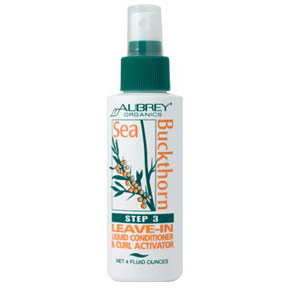 Aubrey Organics Sea Buckthorn Leave-In Conditioner & Curl Activator, 4 oz, Aubrey Organics