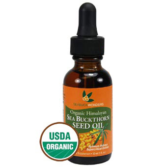 Seabuck Wonders Organic Himalayan Sea Buckthorn Seed Oil, 1 oz, Seabuck Wonders