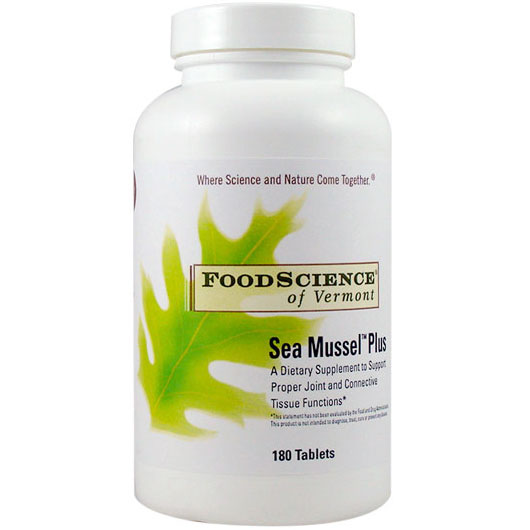FoodScience Of Vermont Sea Mussel Plus 180 tabs, FoodScience Of Vermont