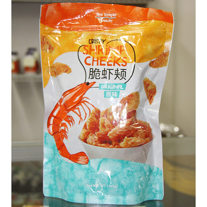 Sea Temple Snacks Crispy Shrimp Cheeks, Original, 5 oz (142 g)