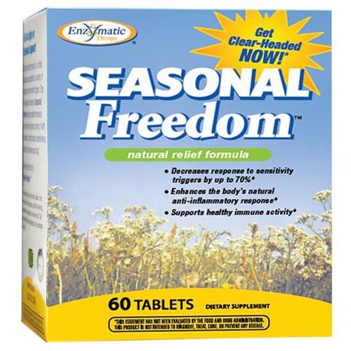 Enzymatic Therapy Seasonal Freedom, 60 Tablets, Enzymatic Therapy