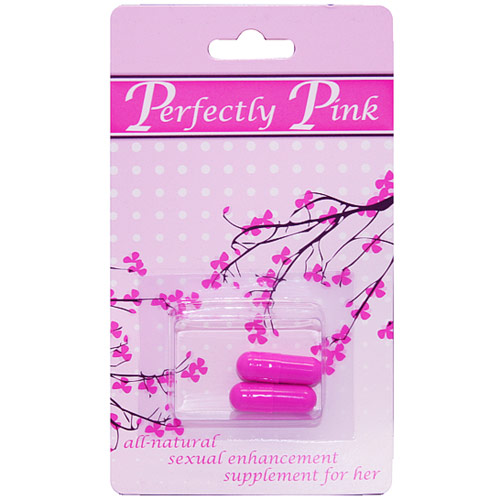 Secret Desires Perfectly Pink, All Natural Sexual Enhancement Supplement for Her, 2 Capsules/Blister