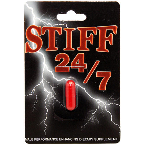 Secret Desires Stiff 24/7, Male Sexual Enhancement, 6 Capsules/Bottle