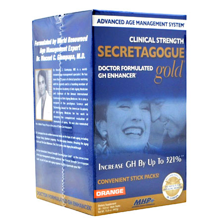 MHP (Maximum Human Performance) MHP Secretagogue Gold, Age Management System, 30 Packets, Maximum Human Performance