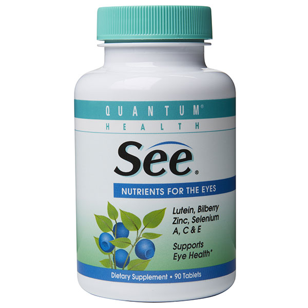 See, Nutrients For Eyes, 90 tabs, Quantum Health