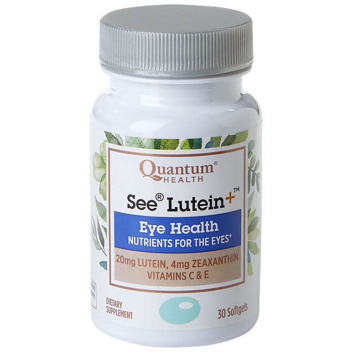 See Lutein +, Nutrients for Eyes, 30 Softgels, Quantum Health