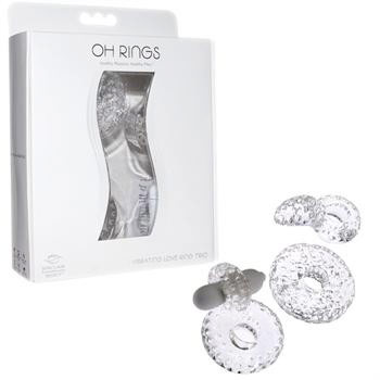 Select Oh Rings Set, Vibrating Love Ring Trio, Sinclair Institute