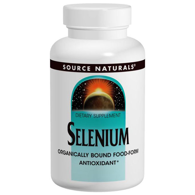 Selenium 100 mcg, 100 Tablets, Source Naturals