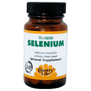 Country Life Selenium 200 mcg 90 Tablets, Country Life