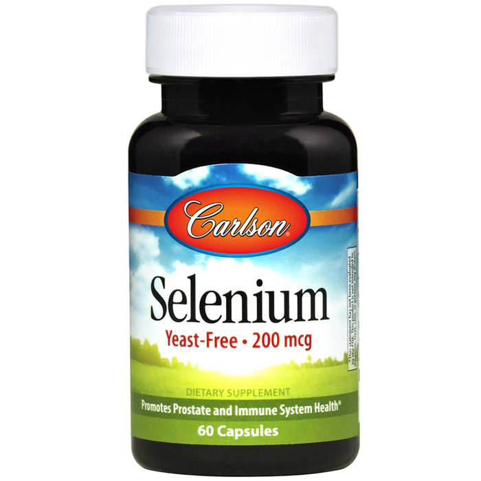 Selenium 200 mcg, 60 Capsules, Carlson Labs