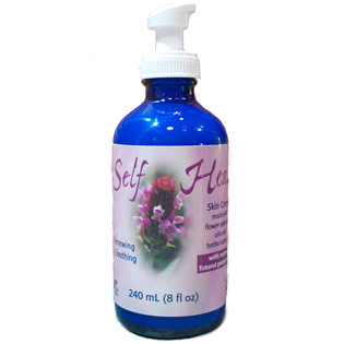 Self Heal Skin Creme Pump Top, 8 oz, Flower Essence Services